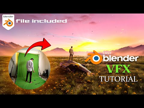 How To Create VFX Like This | Blender VFX Tutorial | Green Screen Tutorial |