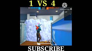 1 VS 4 clutch  Ump💯  is  unstoppable #shorts#ytshorts#classy#arisudan#freefiremax