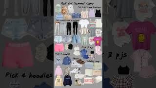 pack for your summer camp!