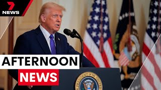 Protest marchers to walk on, Australia avoid tariff hike and New York flooding | 7NEWS