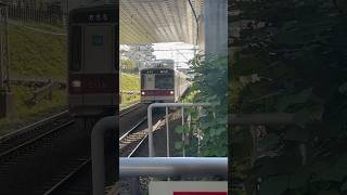 営団車高速通過！メトロ8000系後期車宮崎台2番線高速通過！#8000系 #東急田園都市線