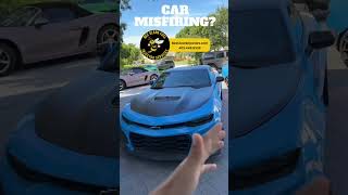 What does a car misfire feel like?