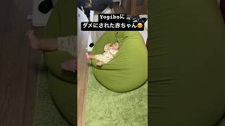 赤ちゃんをもダメにするクッション #育児記録 #赤ちゃん #育児あるある #yogibo