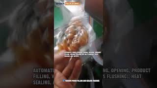 Vacuum Pouch Filling and Sealing Machine #vacuumpackagingmachine #foodpackagingmachine