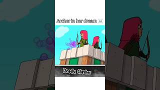 Archer in her dream and reality ||clash of clans|| #clashofclans #shorts #sumit007 #viralclip
