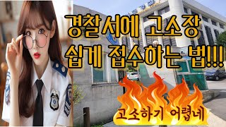 경찰서에 고소장 접수하기 꿀팁!!! 입구컷 없이 고소장 접수하기