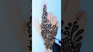 Reverse Elegant Bridal Mehndi Tutorial #mysticarts #mehndidesign #hennaart #viralshort
