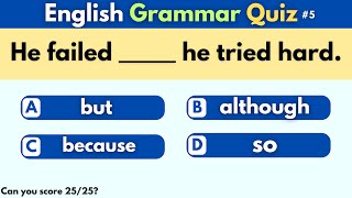 English Grammar Quiz | 25+ English Grammar Questions |  Ep_#5