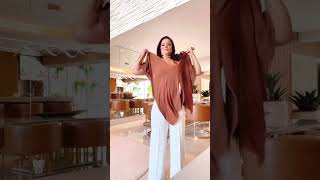 Blusa capa ampla multiformas
