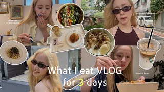 [Food VLOG] I recorded the real meals I had over the last three days