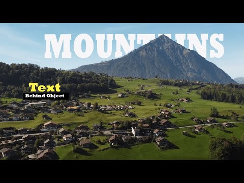 How to Place Text Behind an Object in Premiere Pro | Hindi Tutorial