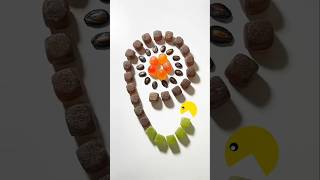 #GreedyPacman Sweet Candy Chase 🍬✨ Creative Design Fun #CandyArt #FoodCraft