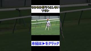 札幌記念でなかなか帰ろうとしないソダシ #shorts