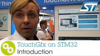 TouchGFX on STM32: Intro at embedded world 2019 (with Charbax)