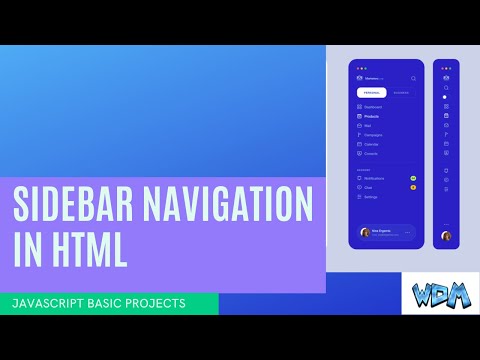 Sidebar Navigation