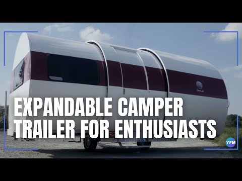 Expandable camper trailer for enthusiasts