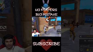 NG PLAYERS BIG MISTAKE🤕 INDIA VS PAKISTAN🔥 #freefire #nonstopgaming #indiavspakistan #shorts