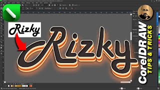 Turn Simple Text into Breathtaking 3D Design in CorelDRAW! 🔥