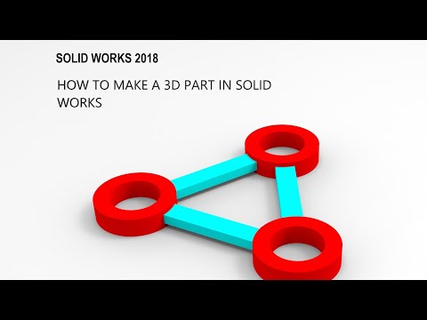 SOLID WORKS EXERCISE 16 | SOLID WORKS 2018 | HOW TO USE EXTRUDE COMMAND WITH MIDPLANE