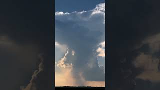 Real Life Mushroom Cloud! #nature #weather #updraft #heavyweather