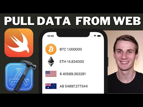 Decode JSON pulled from Web API Swift Xcode Tutorial - Crypto Price Tracker App