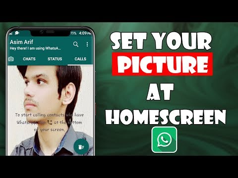 Change Homescreen of Whatsapp and Set your Own Picture at Homescreen | No Root |  😎 🔥