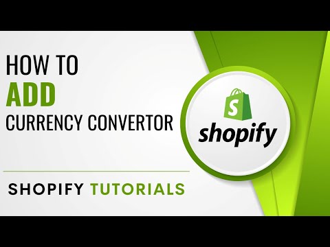 How to add currency converter in Shopify