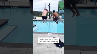 The Oregon coach jumped in a pool to recruit a 5 star! #shorts #oregon #collegefootball