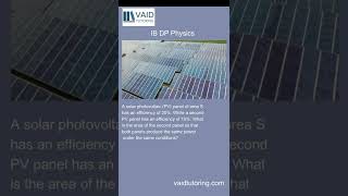 #Area, #power and #efficiency relation in #solar #photovoltaic (PV) panel