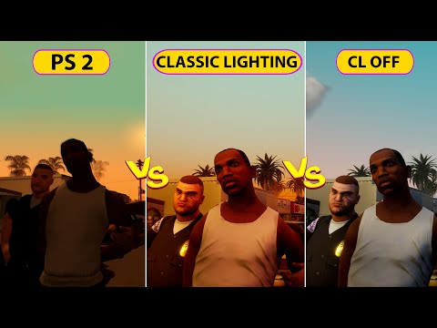 Classic Light Update Restore the Original GTA San Andreas Feel? PS2 Lighting vs DE Classic Lighting