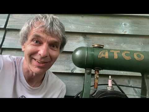 Three minute movie,  my 100 year old ATCO Standard lawnmower.