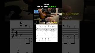 Cool bluegrass riff over D chord 🎸 Guitar Lesson #country #bluegrass #flatpicking #guitarlesson