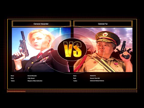 CnC Generals ZH Shockwave   Super Weapons General Vs Infantry General Challenge