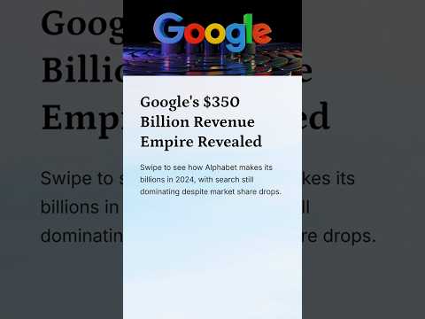 How Google Makes $350 Billion a Year… and It’s NOT Just from Search! #alphabet #searchengiene