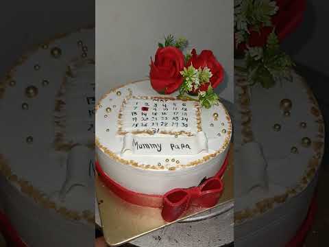 anniversary cake #lovethemcake#anniversarycake #viralcakes #ytdhorts