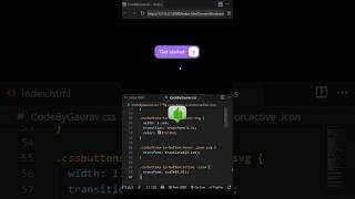🎨 Creative Button Hover Effects using HTML & CSS #webdevelopment #coding #hovereffect #shorts