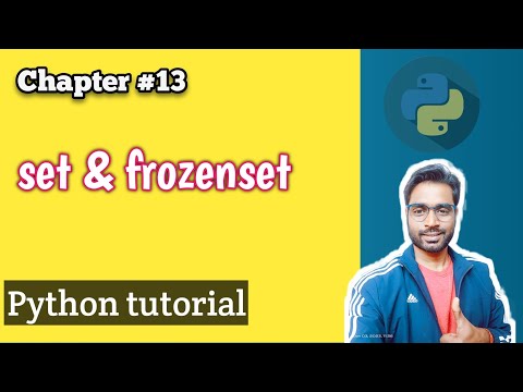 set and frozenset in python #andytechshow #python #hindi #tutorial