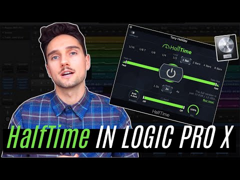 How to HalfTime in Logic Pro X (without using plugins)