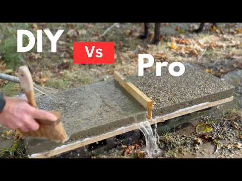 Exposed Aggregate Concrete Showdown: DIY vs Professional Finish