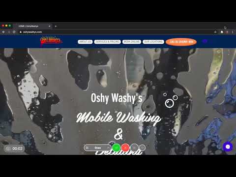 Mobile Washing & Detailing Website Demo