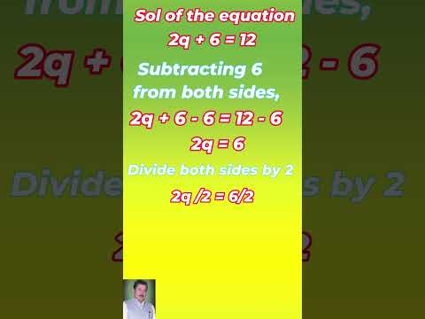 Simple Equation #education #maths
