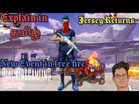 jersey returns | free fire new event | Tamil explain | How to get jersy