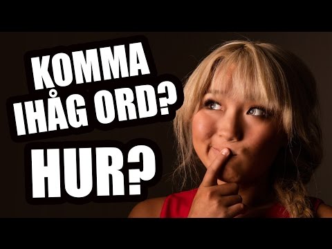 Memory master on how to remember words