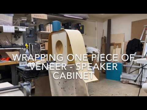 Wrapping Veneer Around Speaker Roundovers