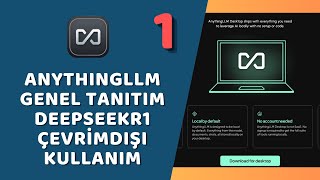 AnythingLLM - DeepSeek-R1 Çevrimdışı Kullanım