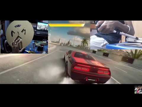 Playing Asphalt 9 using Arduino controlled gaming wheel and shifter | Multipurpose shifter |Part 2
