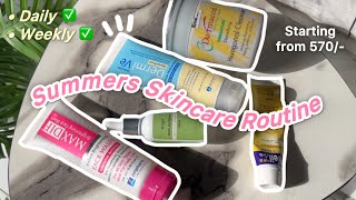 *AFFORDABLE* Summer Skincare Routine ✨