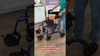 Do you know the difference between a Transport Chair, Rollator Walker & 2 in 1 chair-walker combo?
