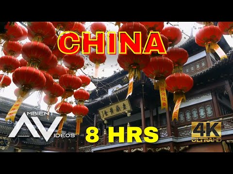CHINESE FOOD  -  landscapes and culture 8 HOURS of Background Ambient Video