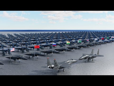 Military Aircraft Fleet Strength by Country 2024